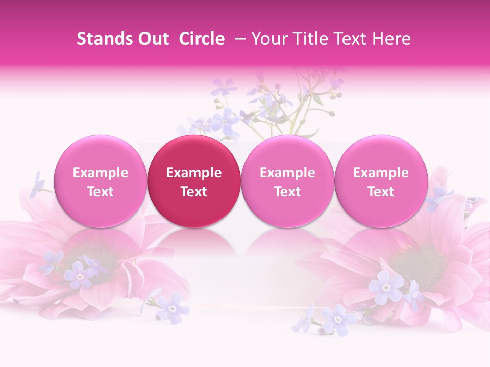 Background Bloom Bright PowerPoint Template