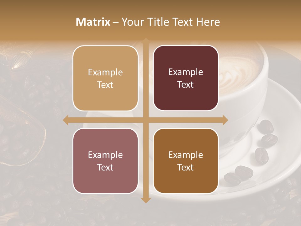 Hohe Aufl Cappuccino Latte PowerPoint Template