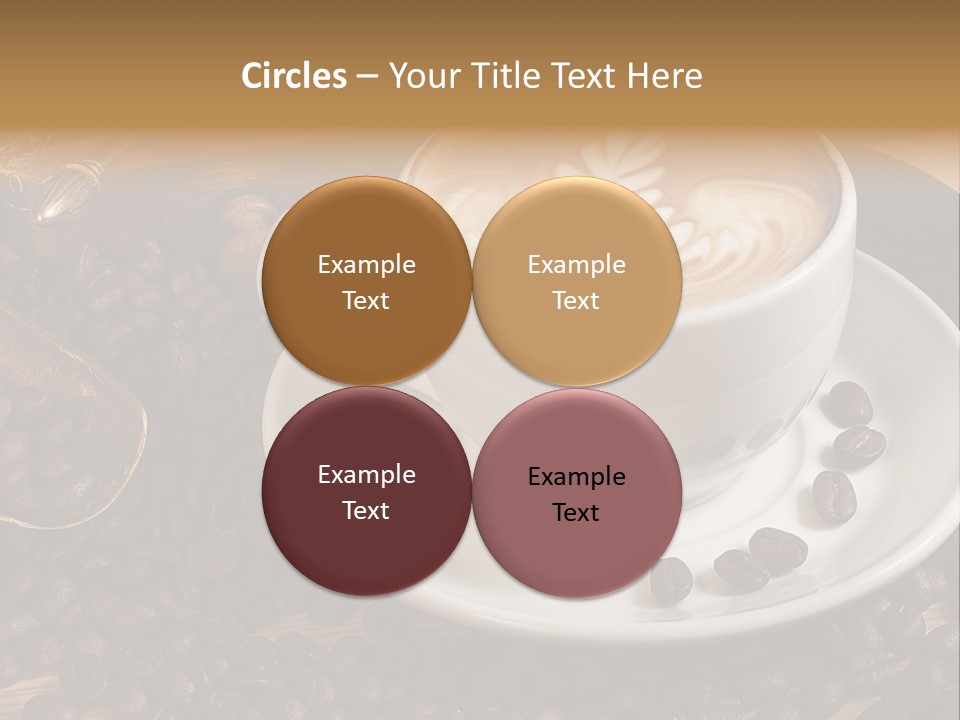 Hohe Aufl Cappuccino Latte PowerPoint Template