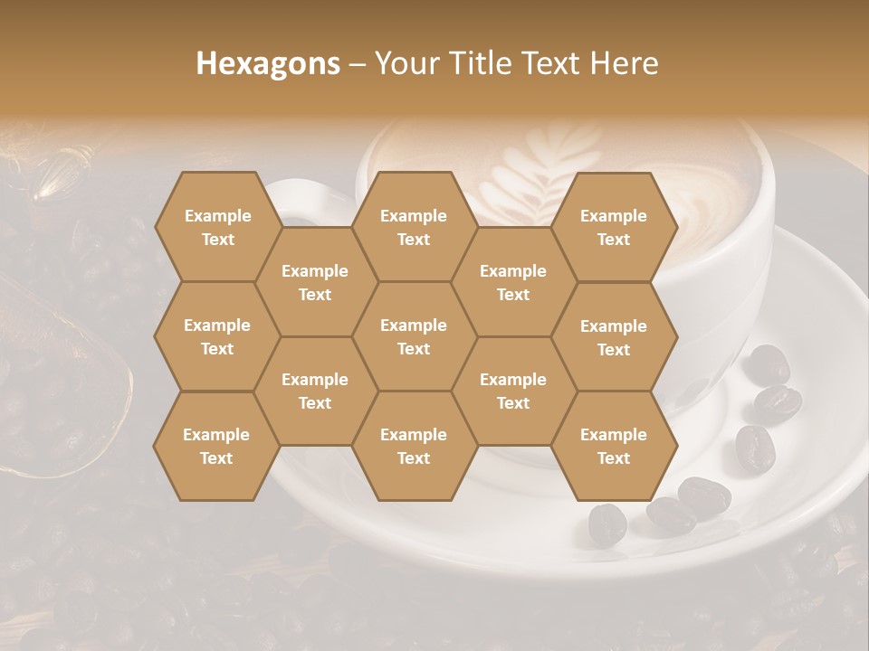 Hohe Aufl Cappuccino Latte PowerPoint Template