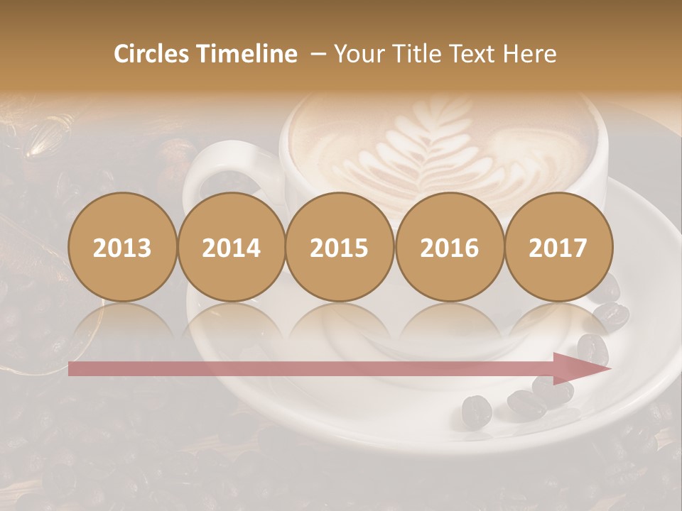 Hohe Aufl Cappuccino Latte PowerPoint Template