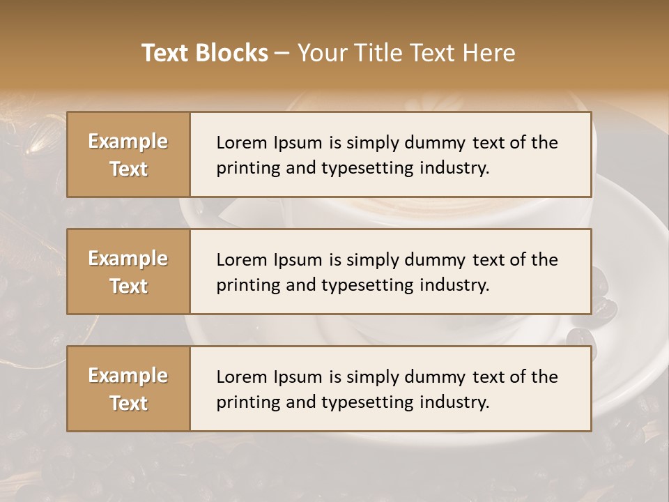 Hohe Aufl Cappuccino Latte PowerPoint Template