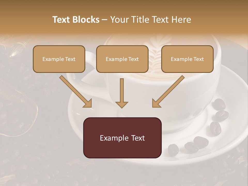 Hohe Aufl Cappuccino Latte PowerPoint Template