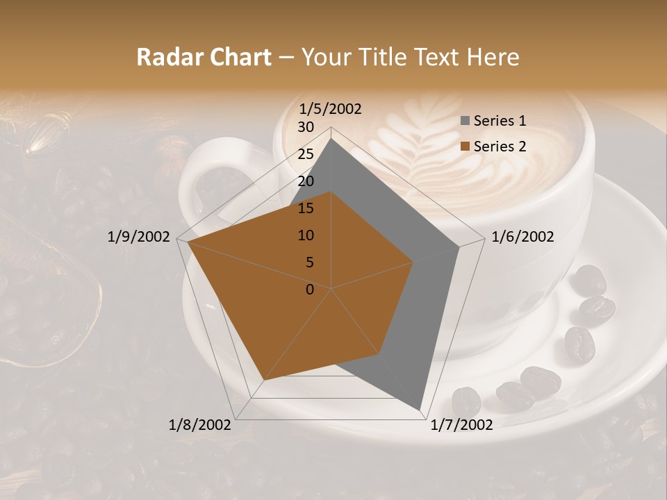 Hohe Aufl Cappuccino Latte PowerPoint Template