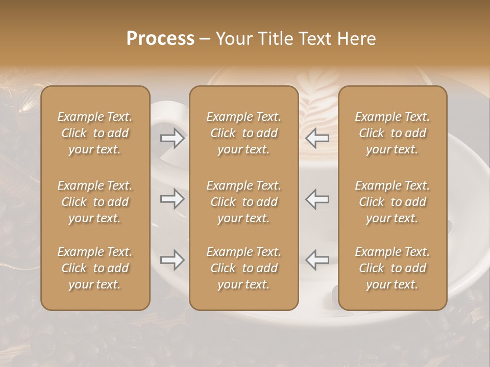 Hohe Aufl Cappuccino Latte PowerPoint Template