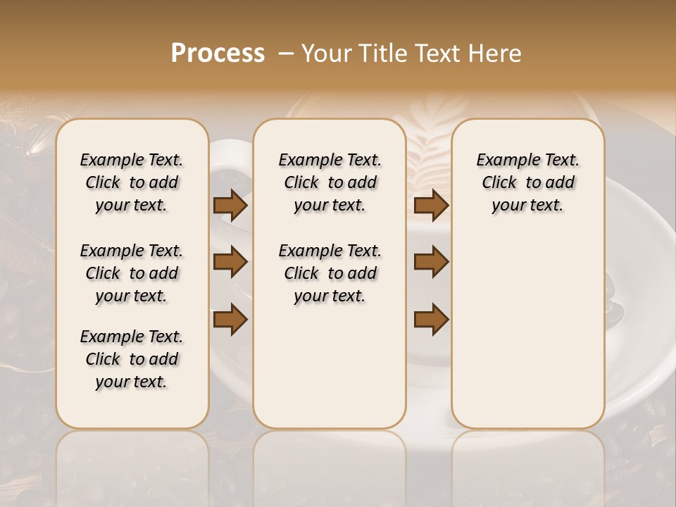 Hohe Aufl Cappuccino Latte PowerPoint Template