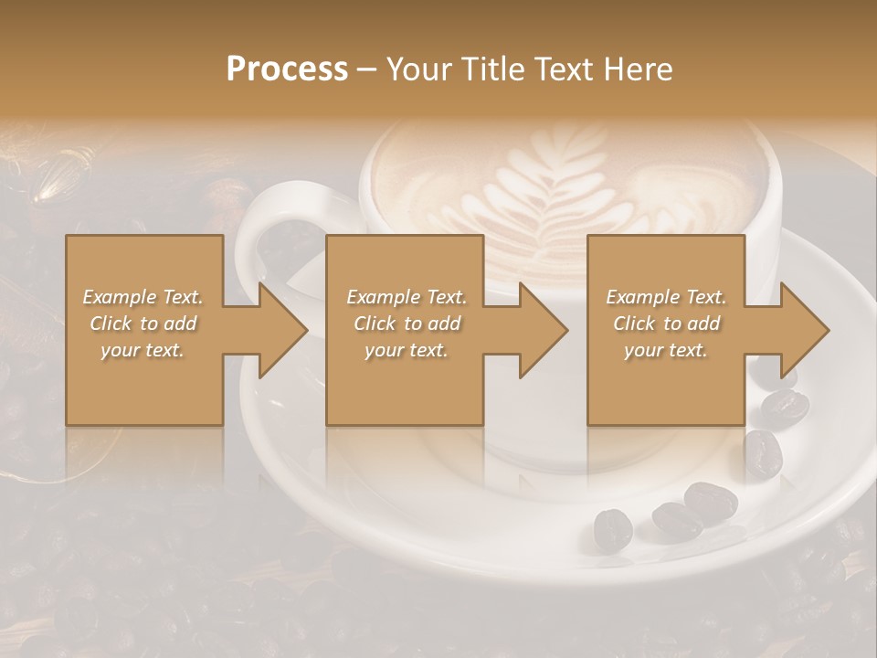 Hohe Aufl Cappuccino Latte PowerPoint Template