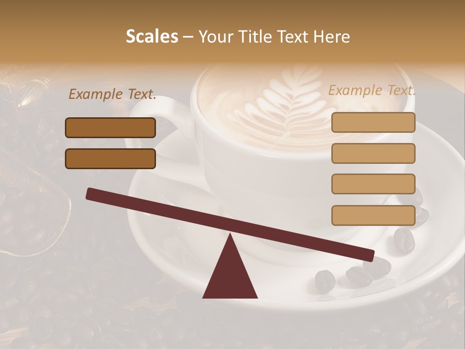 Hohe Aufl Cappuccino Latte PowerPoint Template