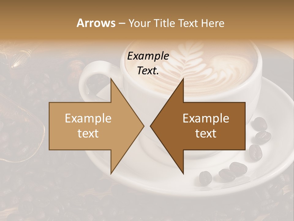 Hohe Aufl Cappuccino Latte PowerPoint Template