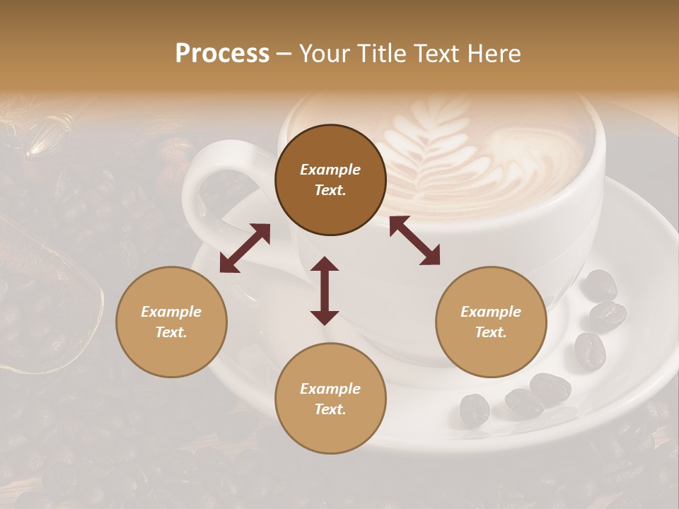 Hohe Aufl Cappuccino Latte PowerPoint Template