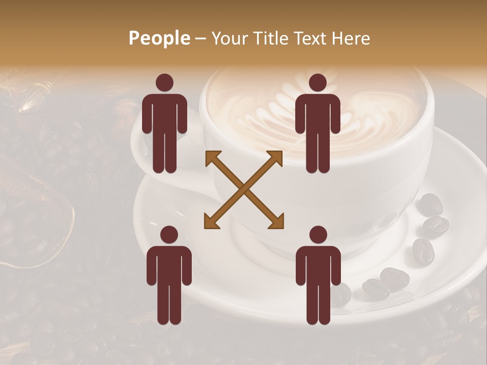 Hohe Aufl Cappuccino Latte PowerPoint Template