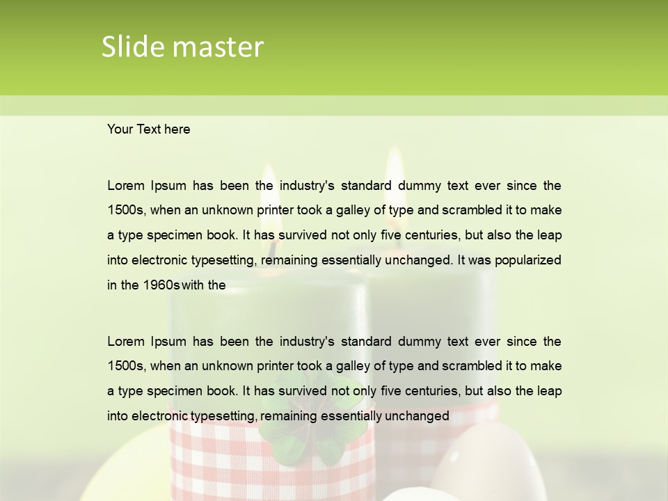 Landleben Osterkarte Osterdeko PowerPoint Template