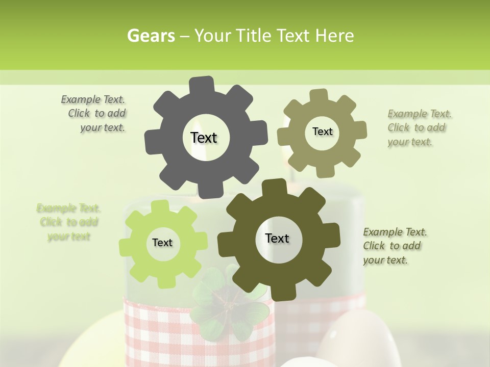 Landleben Osterkarte Osterdeko PowerPoint Template