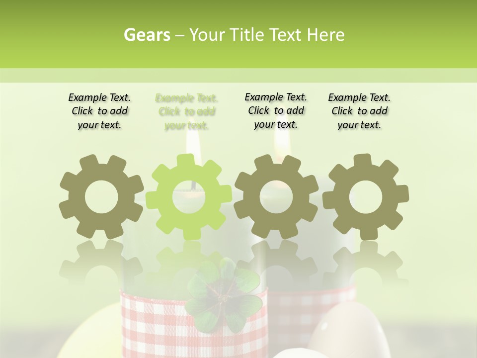 Landleben Osterkarte Osterdeko PowerPoint Template