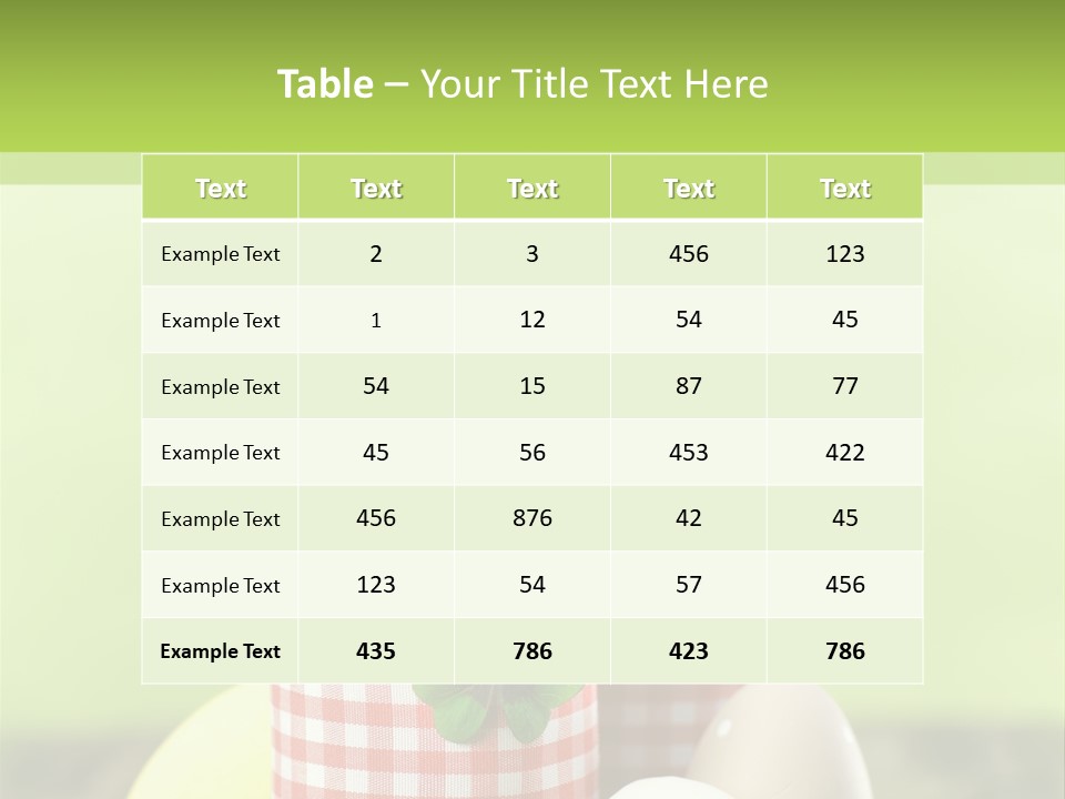 Landleben Osterkarte Osterdeko PowerPoint Template