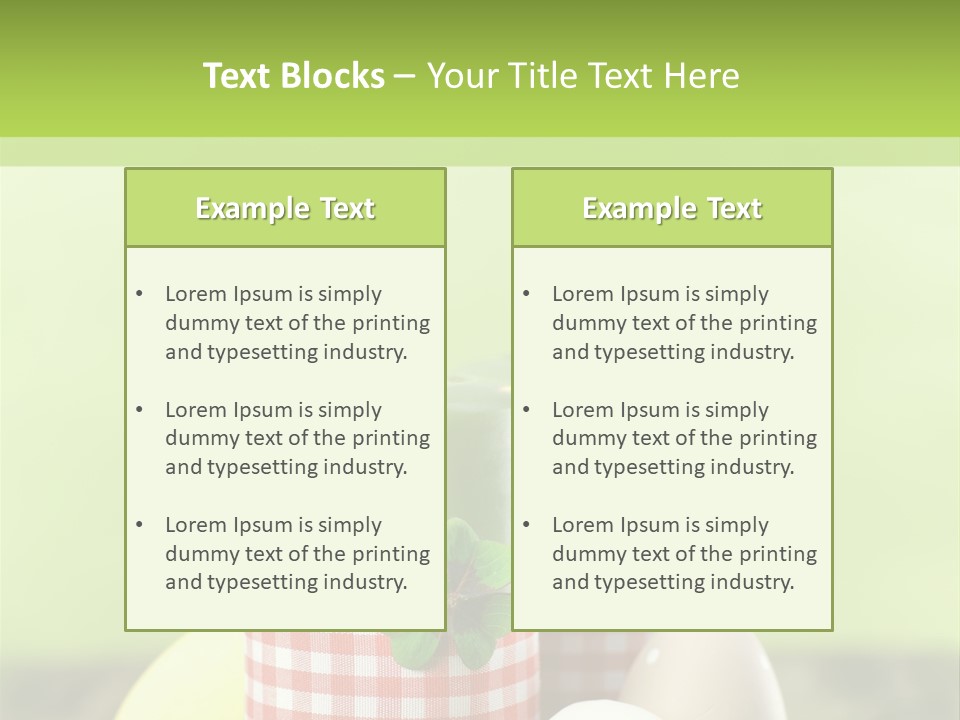 Landleben Osterkarte Osterdeko PowerPoint Template
