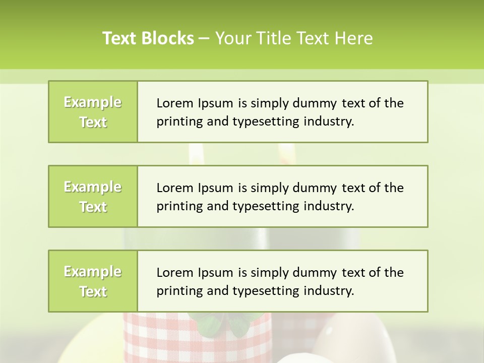 Landleben Osterkarte Osterdeko PowerPoint Template