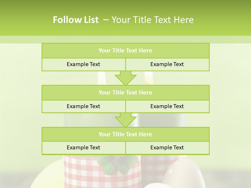 Landleben Osterkarte Osterdeko PowerPoint Template