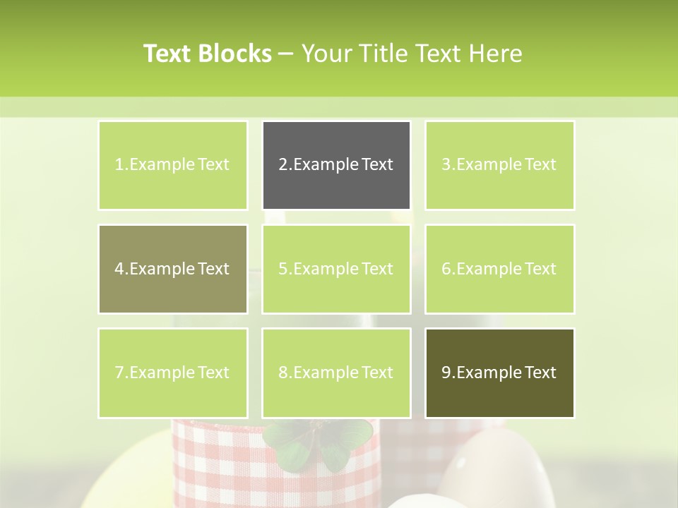 Landleben Osterkarte Osterdeko PowerPoint Template