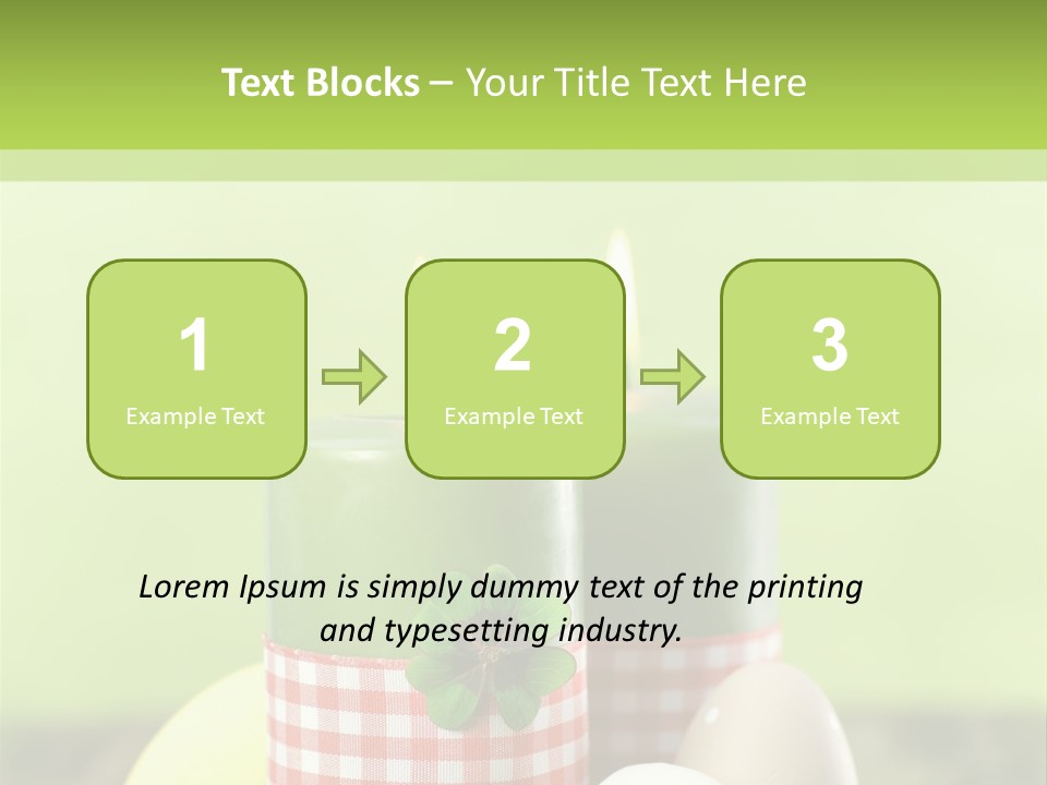 Landleben Osterkarte Osterdeko PowerPoint Template