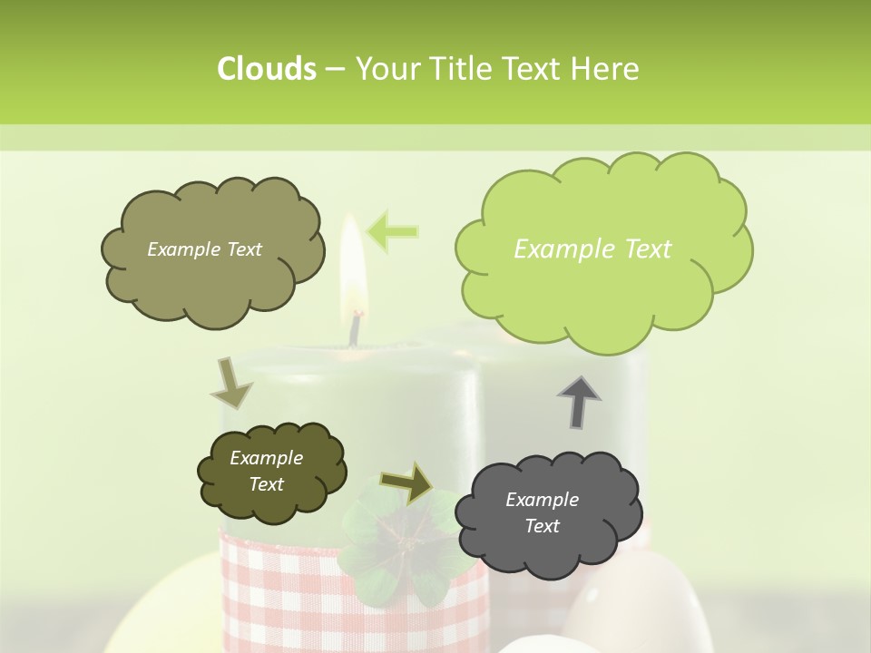 Landleben Osterkarte Osterdeko PowerPoint Template