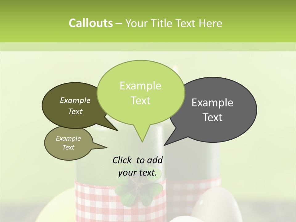 Landleben Osterkarte Osterdeko PowerPoint Template