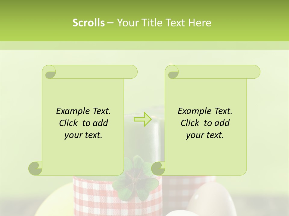 Landleben Osterkarte Osterdeko PowerPoint Template