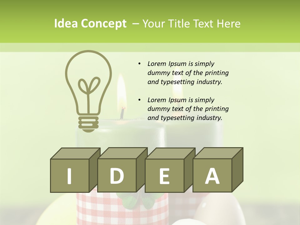 Landleben Osterkarte Osterdeko PowerPoint Template