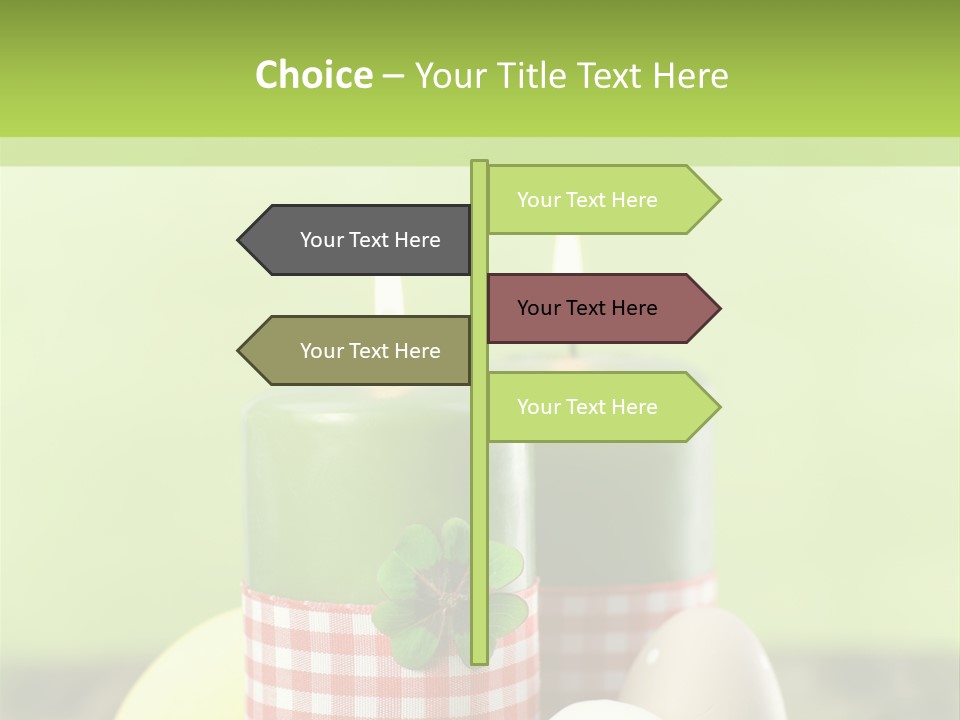 Landleben Osterkarte Osterdeko PowerPoint Template