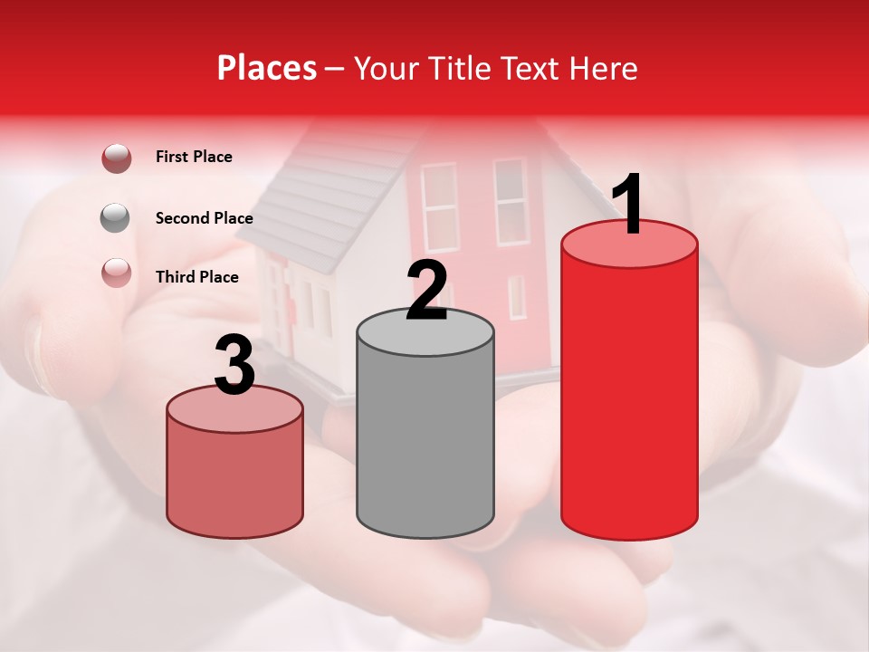 Grundbesitz Immobilien Ziel PowerPoint Template