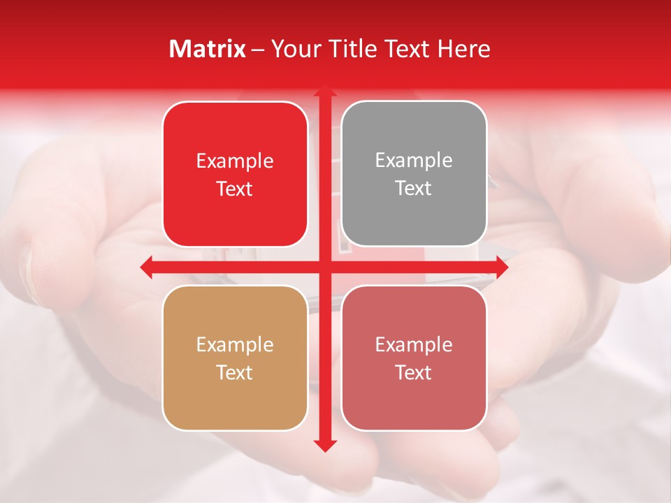 Grundbesitz Immobilien Ziel PowerPoint Template