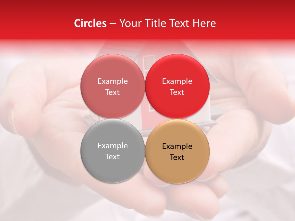 Grundbesitz Immobilien Ziel PowerPoint Template