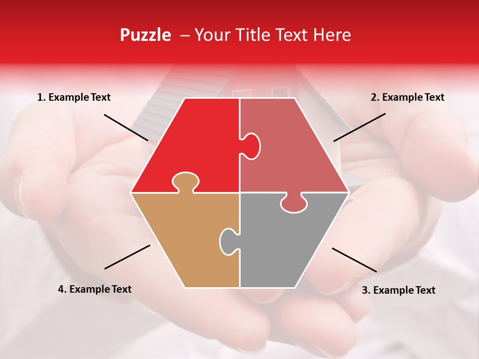 Grundbesitz Immobilien Ziel PowerPoint Template
