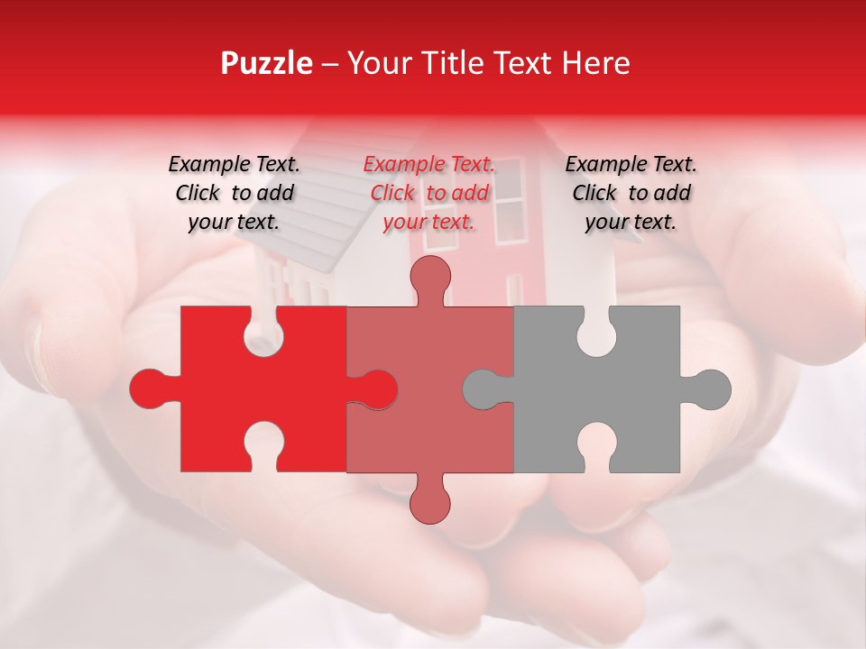 Grundbesitz Immobilien Ziel PowerPoint Template