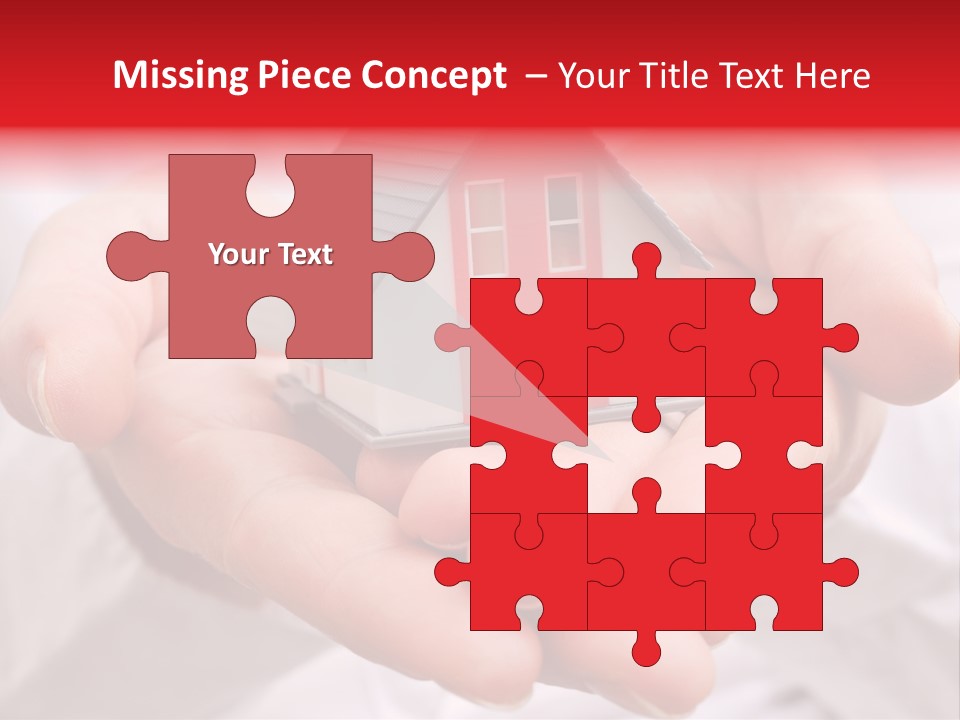 Grundbesitz Immobilien Ziel PowerPoint Template