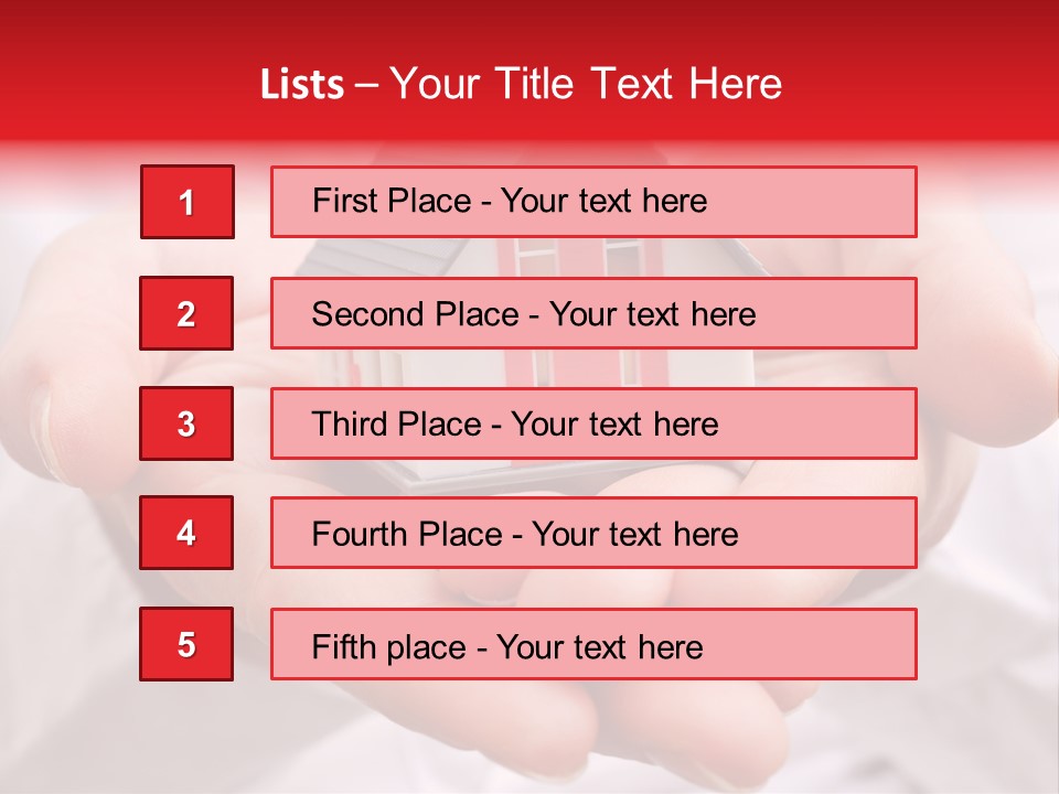 Grundbesitz Immobilien Ziel PowerPoint Template