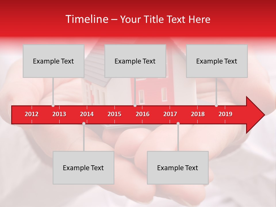 Grundbesitz Immobilien Ziel PowerPoint Template