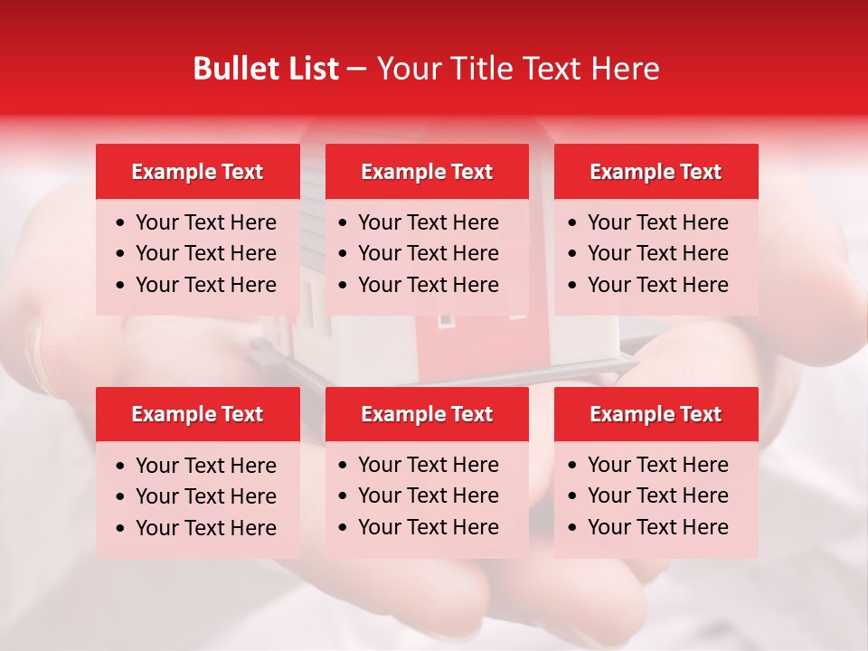 Grundbesitz Immobilien Ziel PowerPoint Template