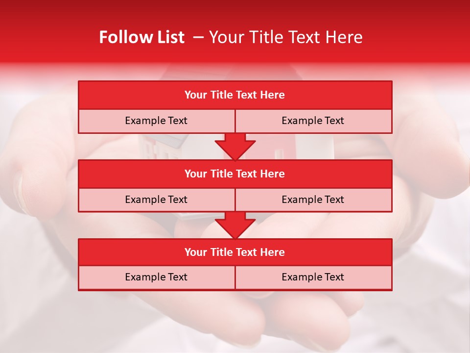 Grundbesitz Immobilien Ziel PowerPoint Template