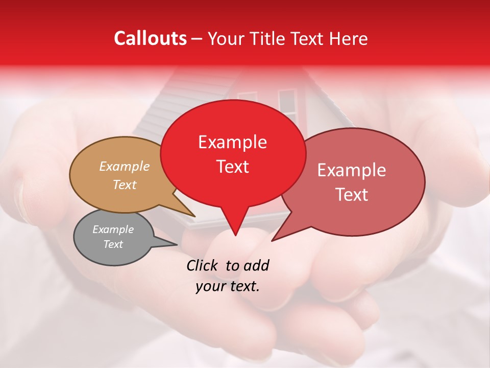 Grundbesitz Immobilien Ziel PowerPoint Template