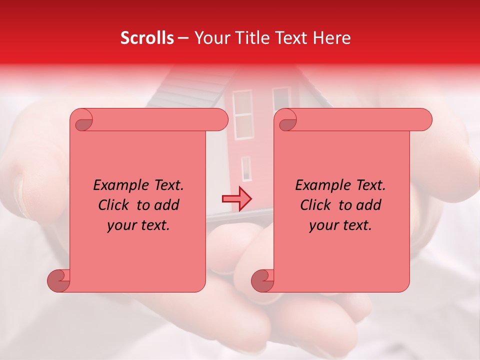 Grundbesitz Immobilien Ziel PowerPoint Template