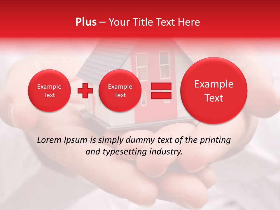 Grundbesitz Immobilien Ziel PowerPoint Template