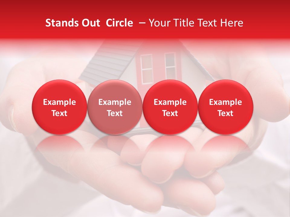 Grundbesitz Immobilien Ziel PowerPoint Template