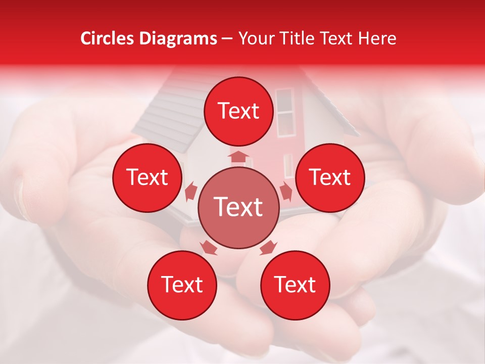 Grundbesitz Immobilien Ziel PowerPoint Template