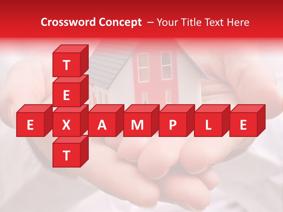 Grundbesitz Immobilien Ziel PowerPoint Template