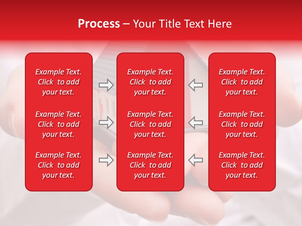 Grundbesitz Immobilien Ziel PowerPoint Template