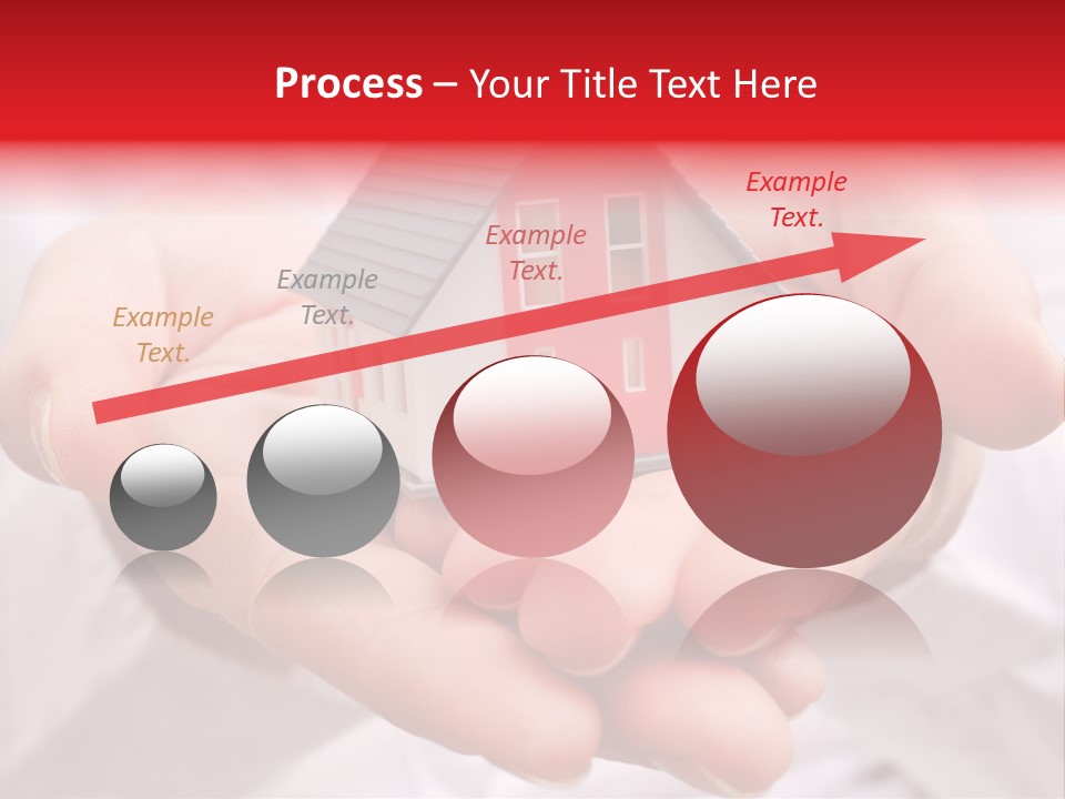 Grundbesitz Immobilien Ziel PowerPoint Template