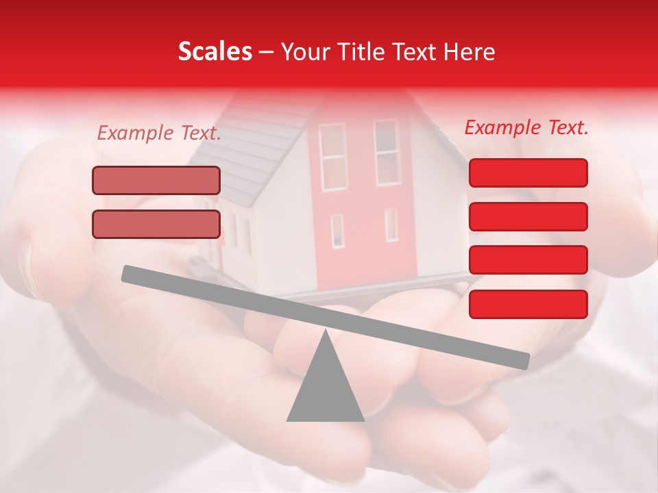 Grundbesitz Immobilien Ziel PowerPoint Template