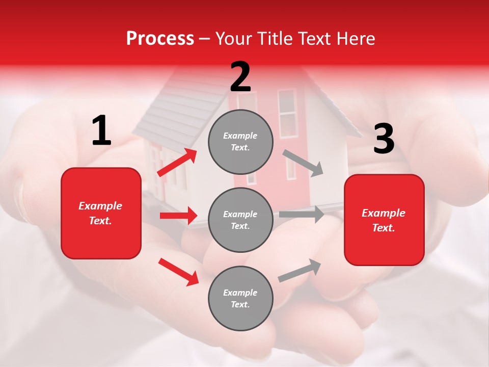 Grundbesitz Immobilien Ziel PowerPoint Template