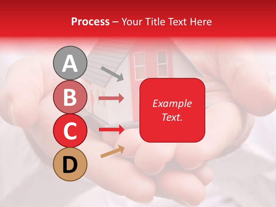 Grundbesitz Immobilien Ziel PowerPoint Template